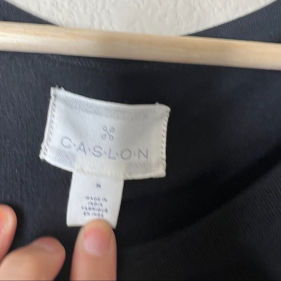 Caslon Medium Black Sweater with bow detailing - Picture 2 of 5